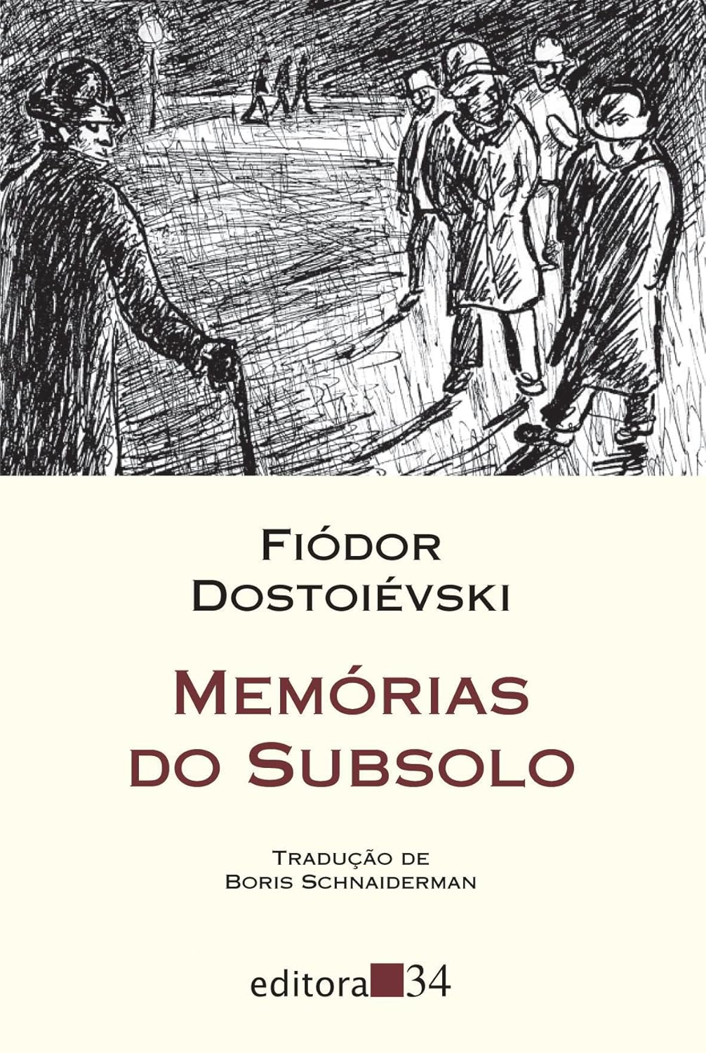 Livro Mem&oacute;rias do subsolo do autor Fi&oacute;dor Dostoi&eacute;vski